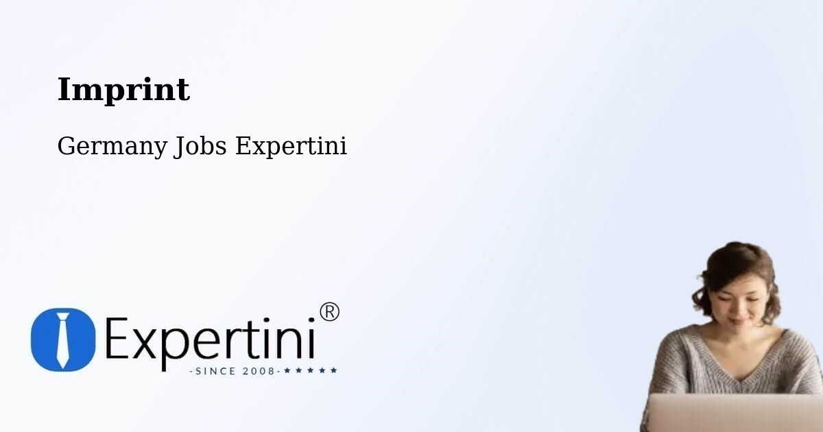 Imprint – Arnsberg - Germany Jobs Expertini